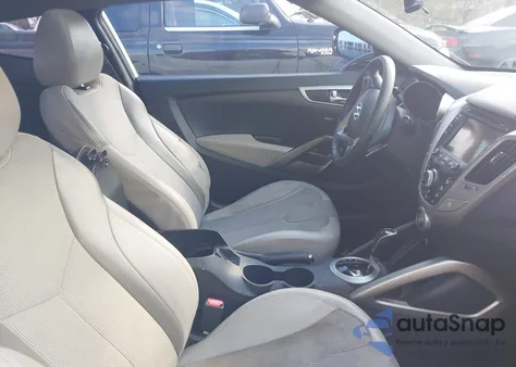 2012 Hyundai Veloster Base W/Gray from USA, damaged, VIN KMHTC6AD0CU079347